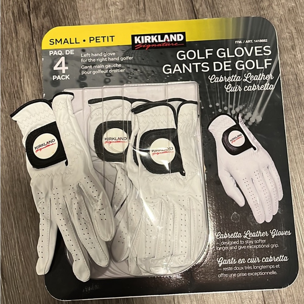 Golf gloves - Kirkland 4 pack